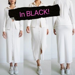The Line by K Spazzi Skirt in Black sz XS *SOLD OUT* Rare!